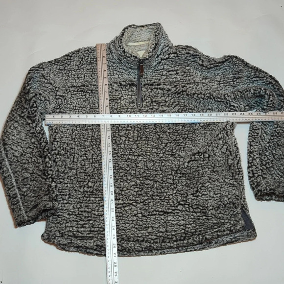 Thread & Supply Sherpa Black & White 1/4 Zip Up Sweater Woman medium - Picture 13 of 13